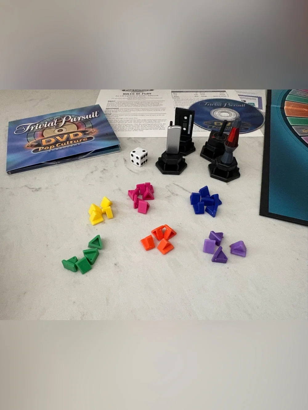 Trivia Pursuit DVD Pop Culture Board Game by Parker Brothers.